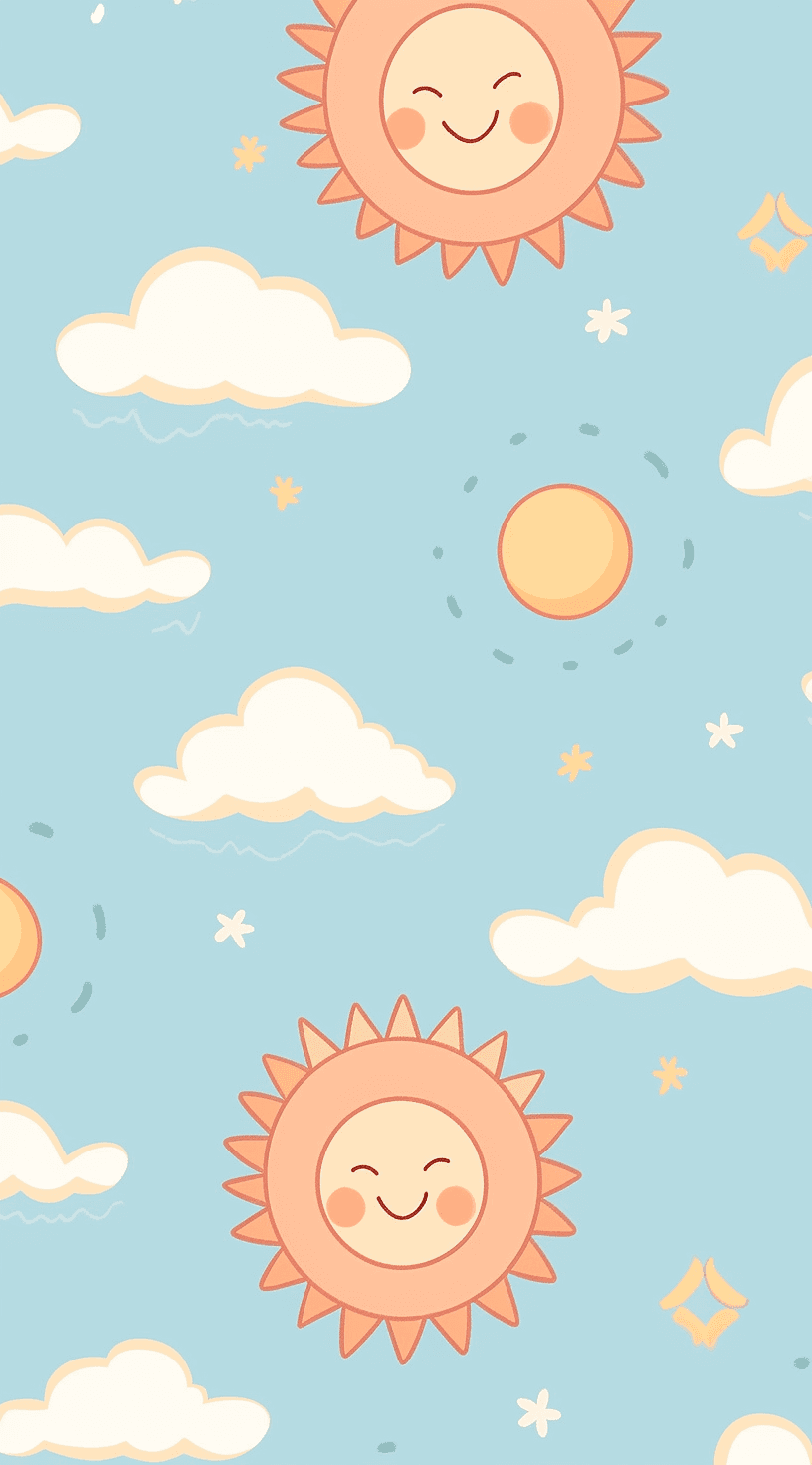 Sun Pop original repeating artwork