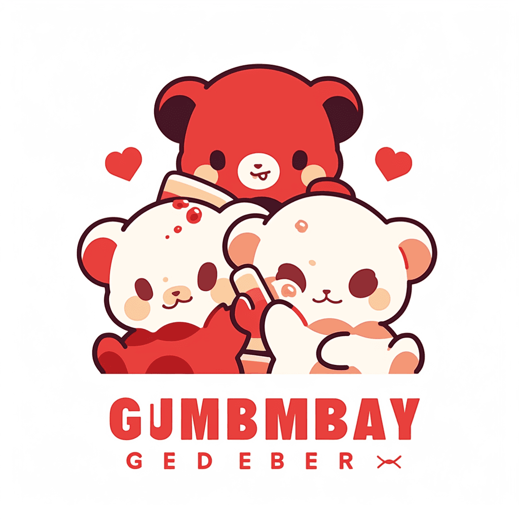 Cute Bear Seek original repeating artwork