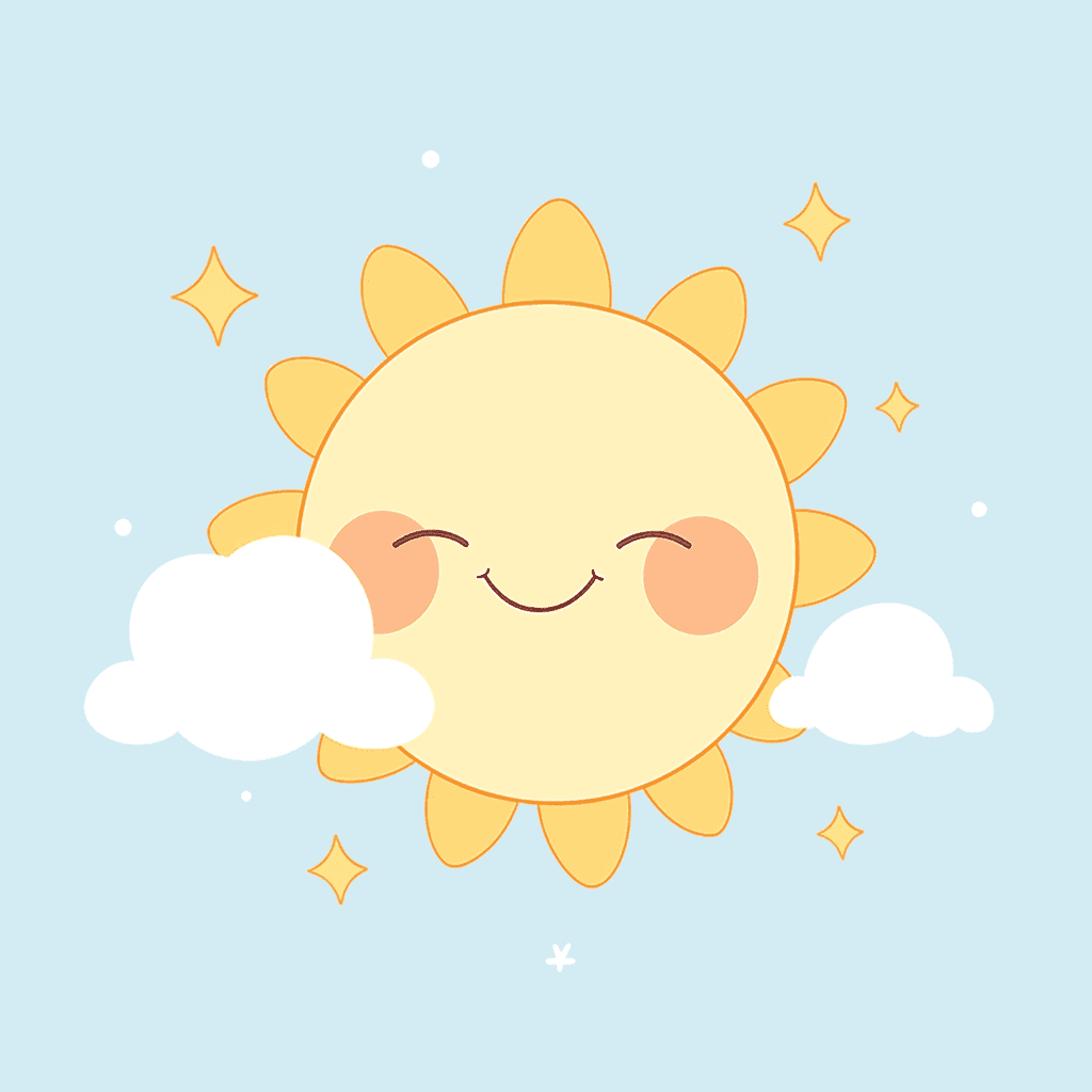 Sun Starlight original repeating artwork