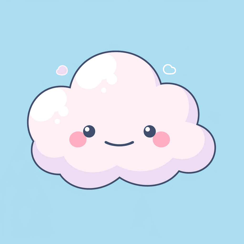 Cartoon Cloud 002 original repeating artwork