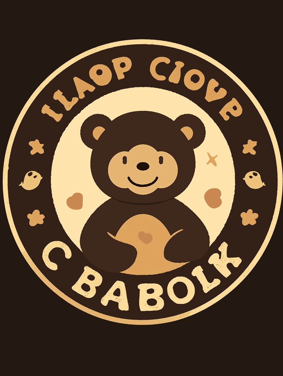 Cute Bear Rest original repeating artwork
