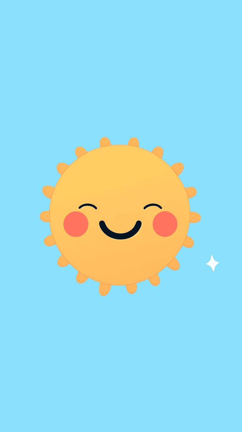 Cartoon Sun Gang original repeating artwork