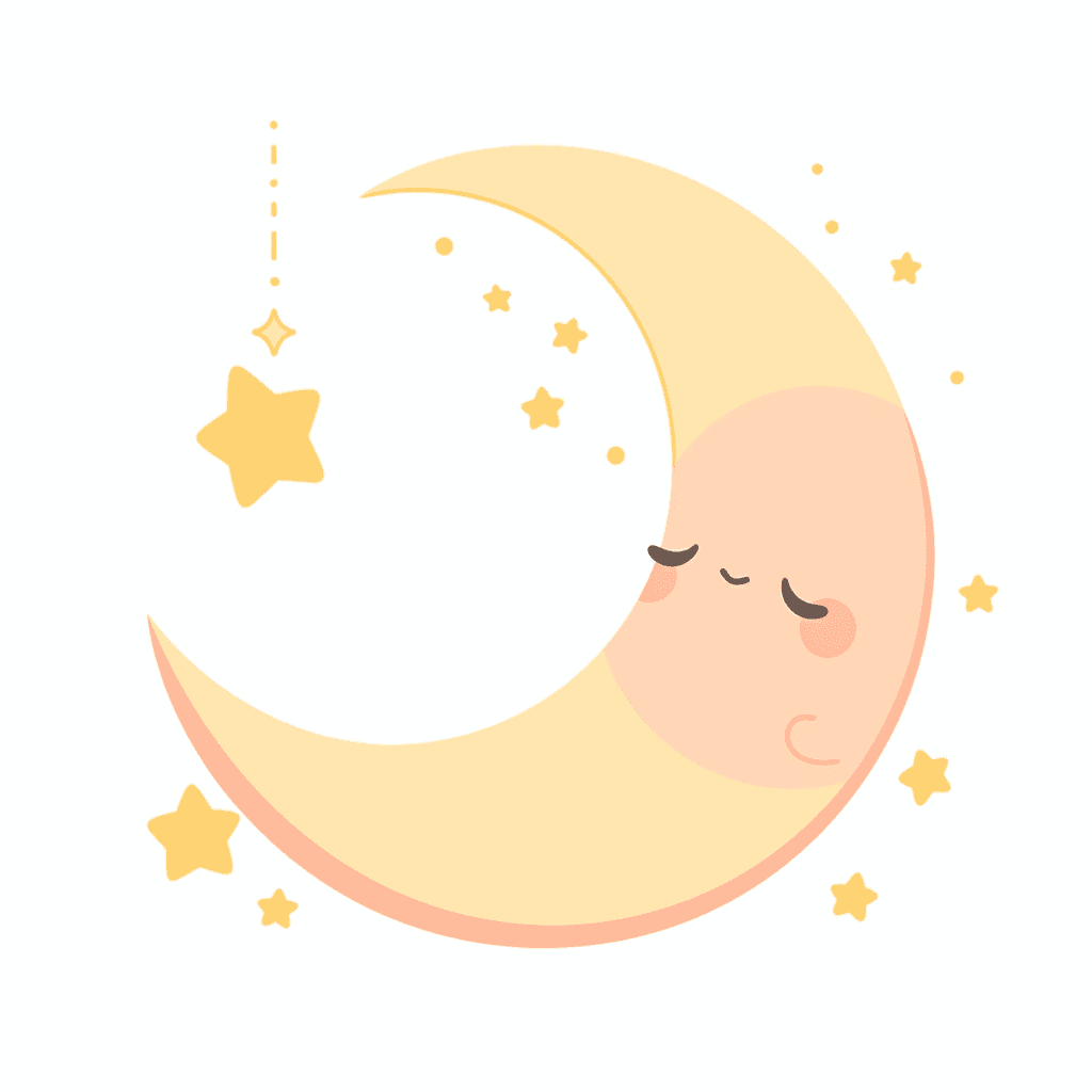 Cartoon Moon Crew original repeating artwork