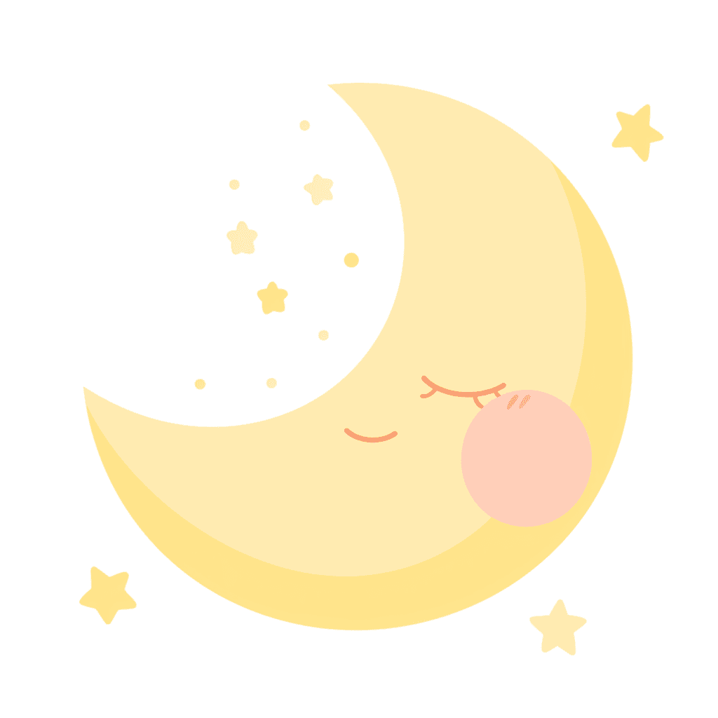 Cartoon Moon Club original repeating artwork