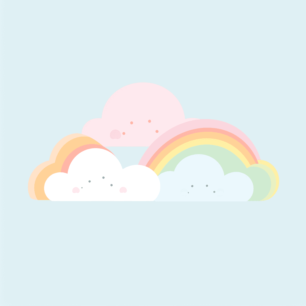 Cartoon Cloud 021 original repeating artwork