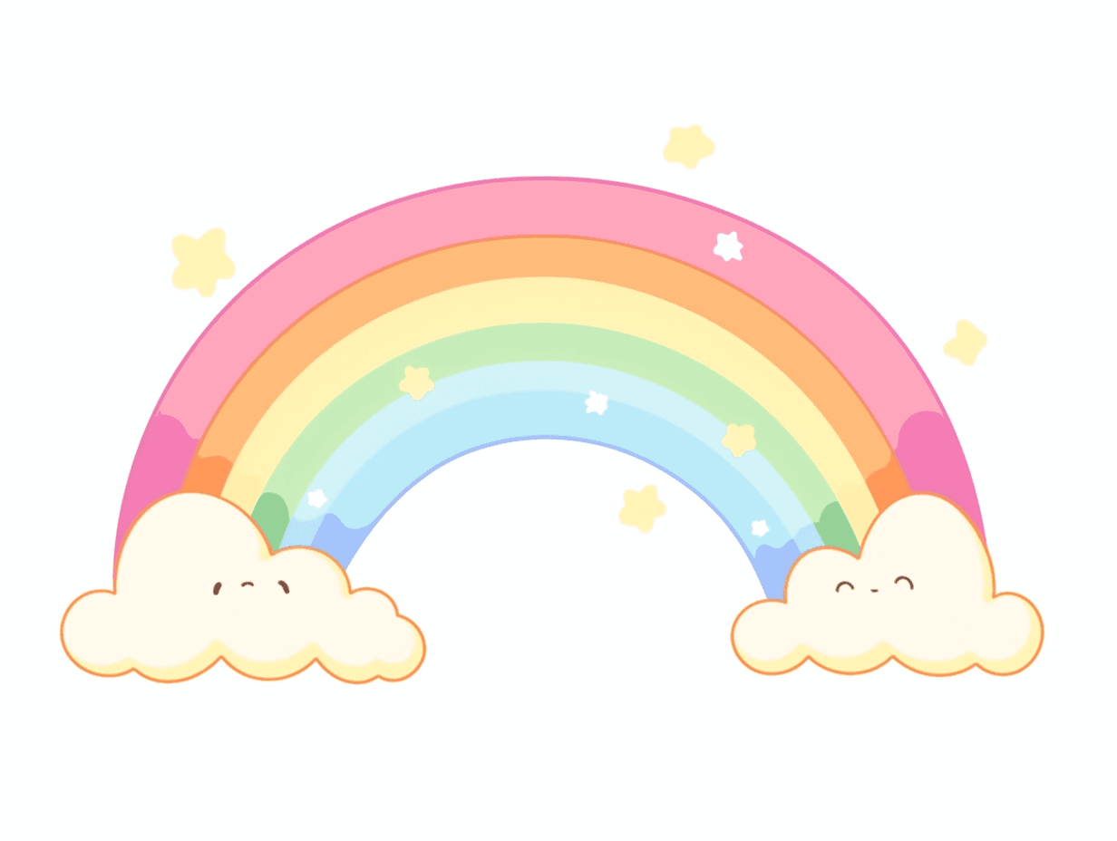 Cartoon Rainbow Dash original repeating artwork