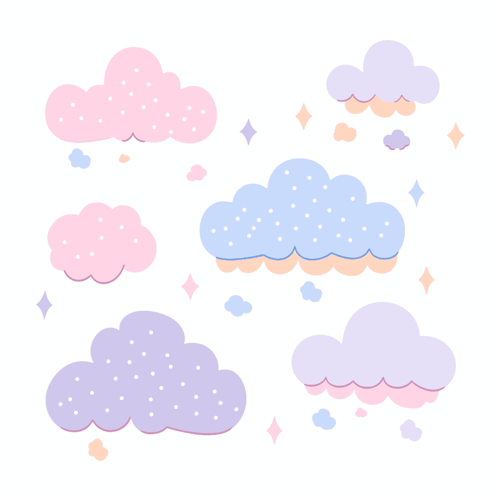 Cloud Flow original repeating artwork