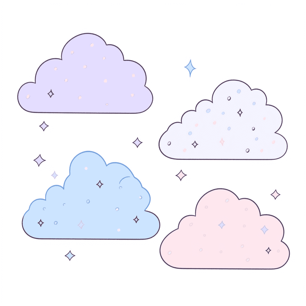 Cloud 004 original repeating artwork