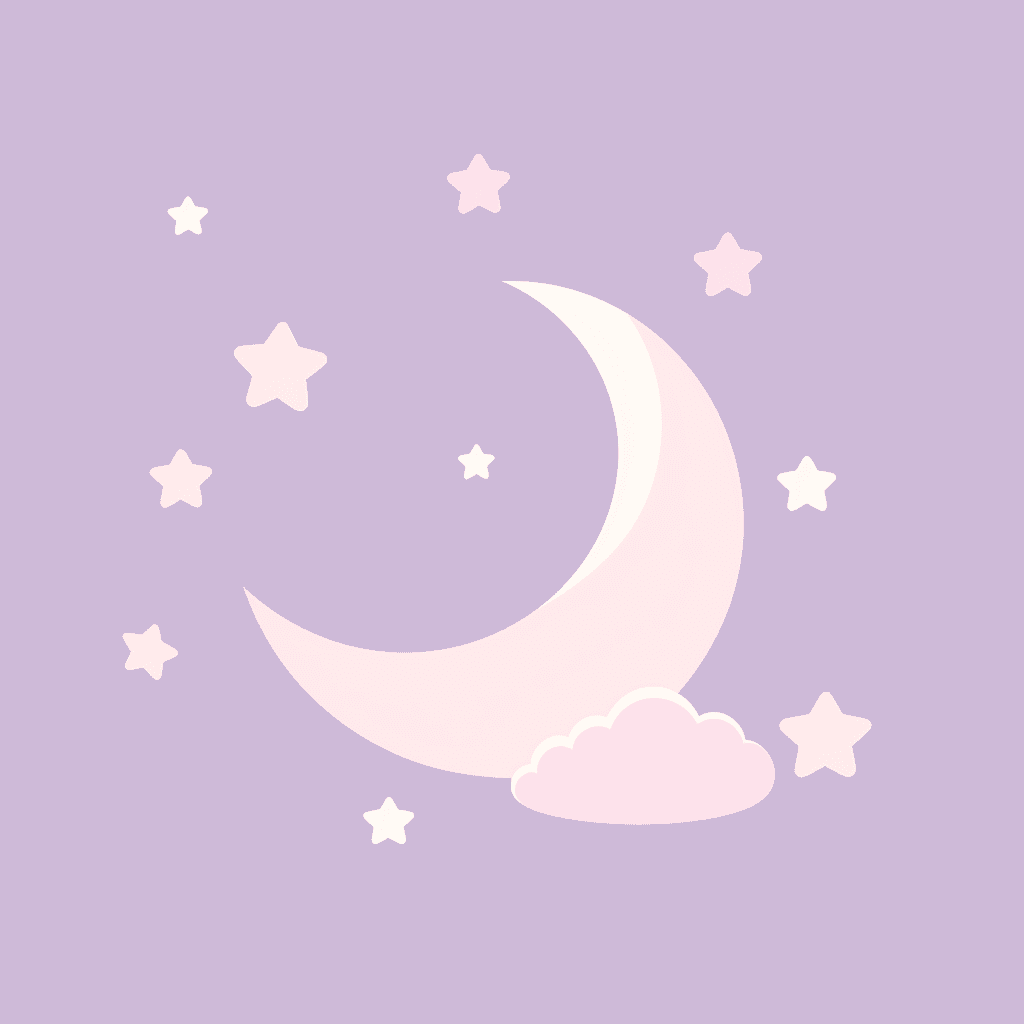 Moon Snap original repeating artwork