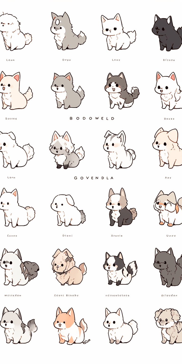 Cute Puppy 039 original repeating artwork