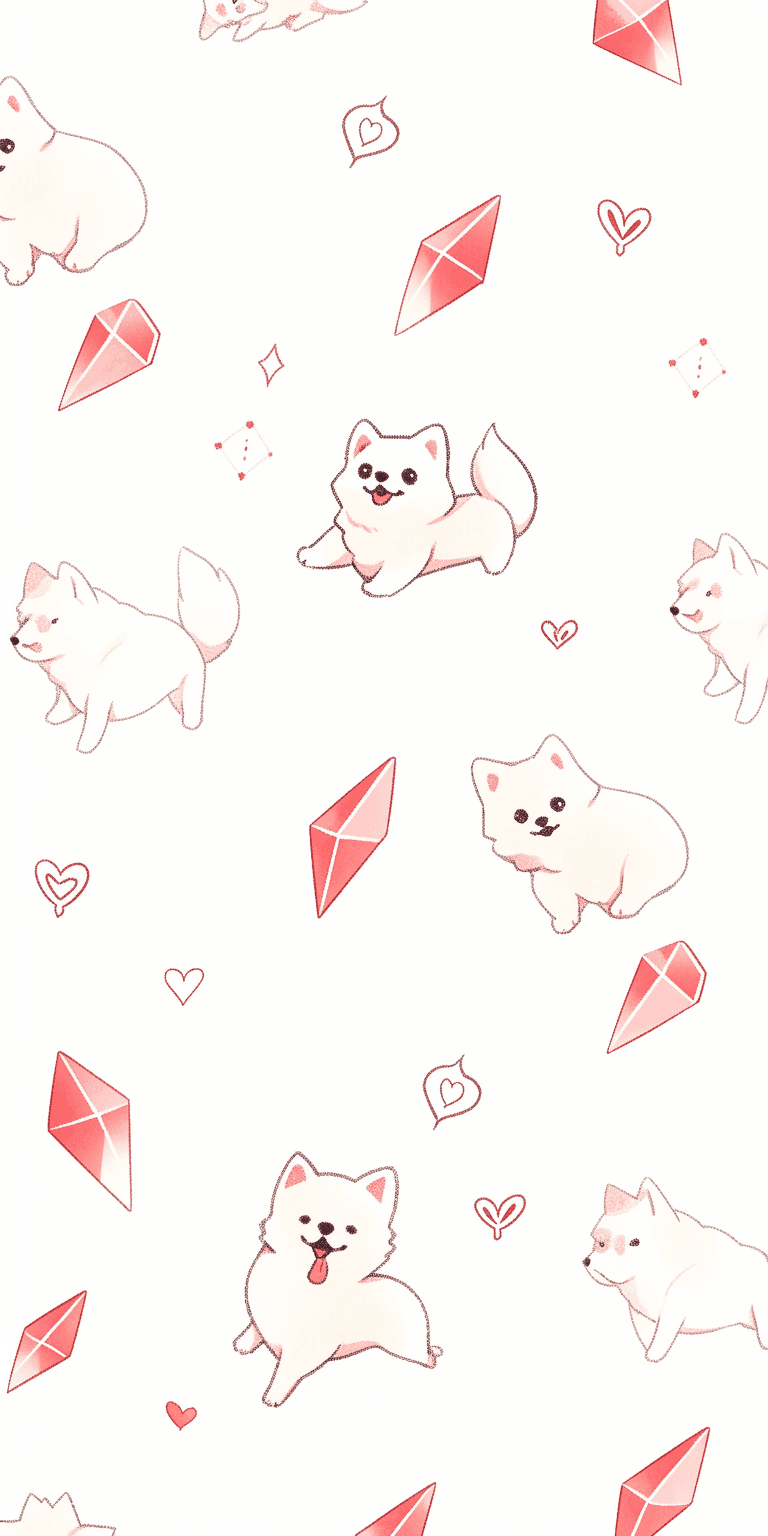 Cute Puppy 063 original repeating artwork