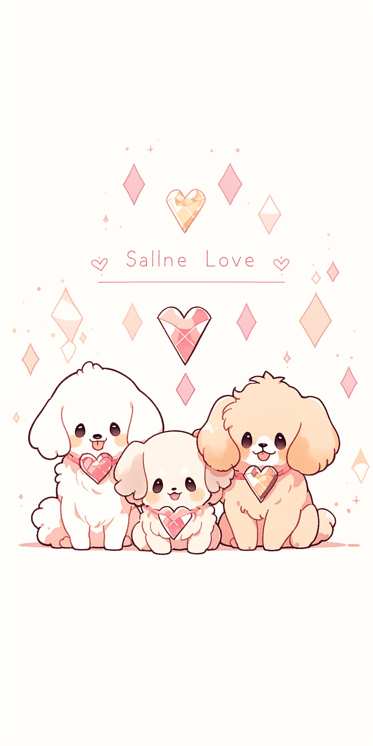 Cute Puppy 020 original repeating artwork