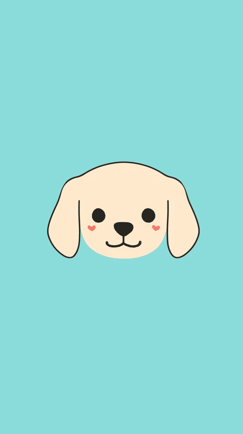 Cute Puppy Route original repeating artwork