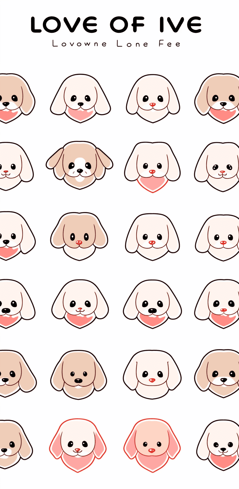 Cute Puppy 114 original repeating artwork