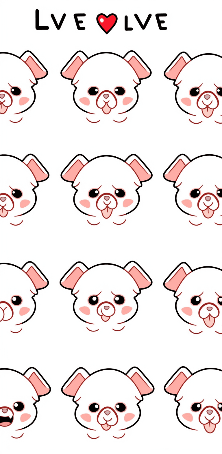 Cute Puppy 038 original repeating artwork