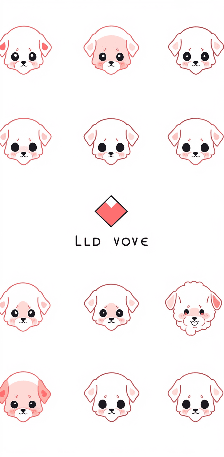 Cute Puppy 052 original repeating artwork