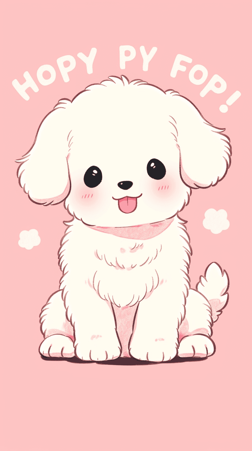 Cute Puppy Burst original repeating artwork