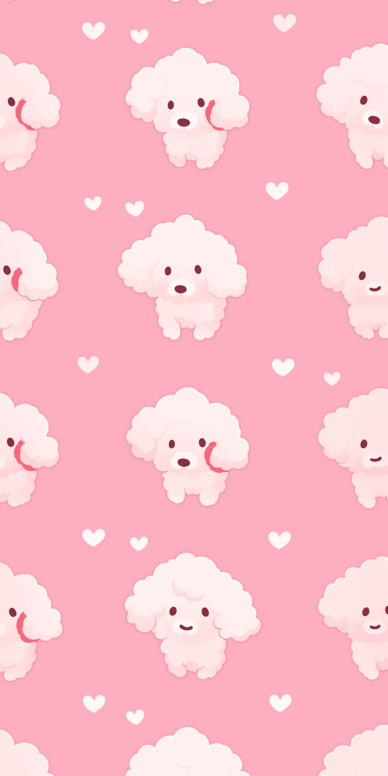 Cute Puppy Onyx original repeating artwork