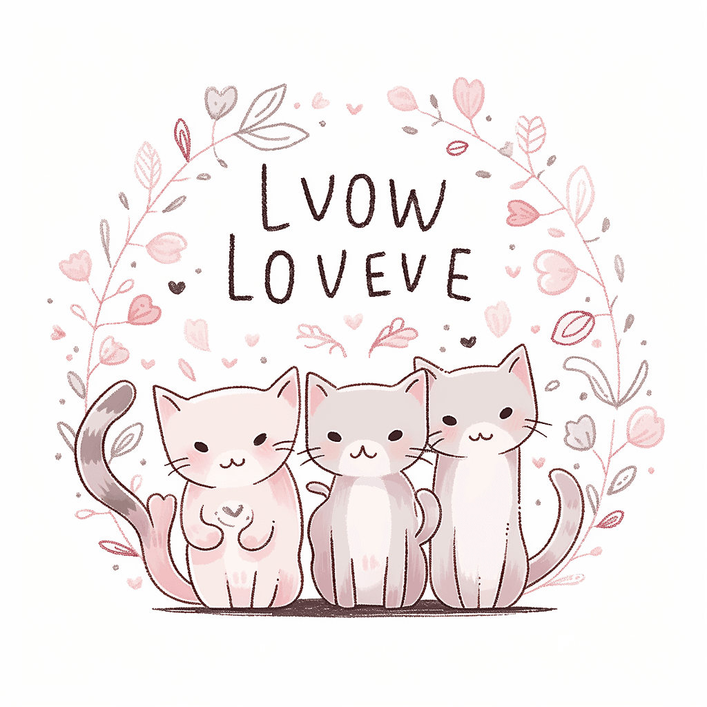 Cute Cat Blast original repeating artwork