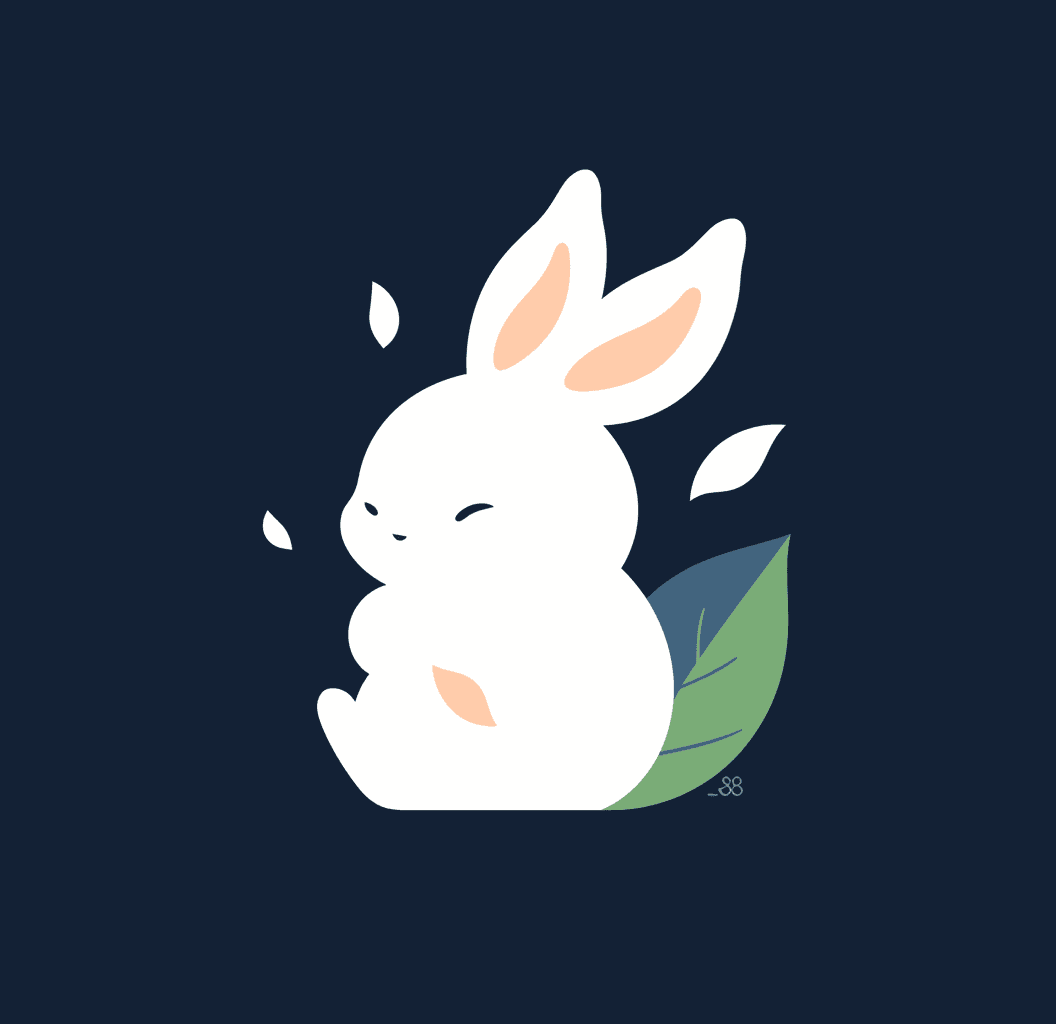 Cute Bunny Tune original repeating artwork