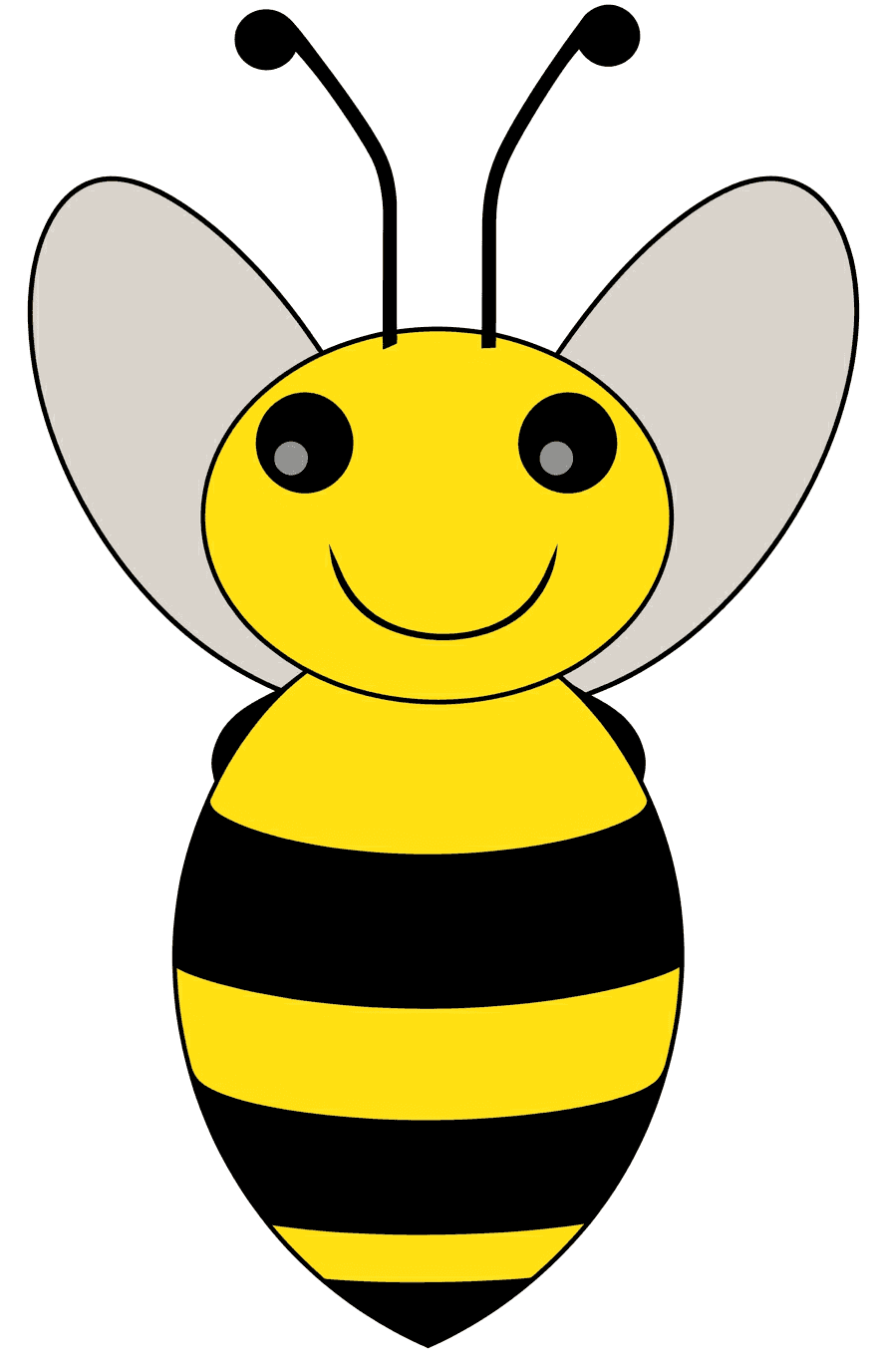 Cute Bee original repeating artwork