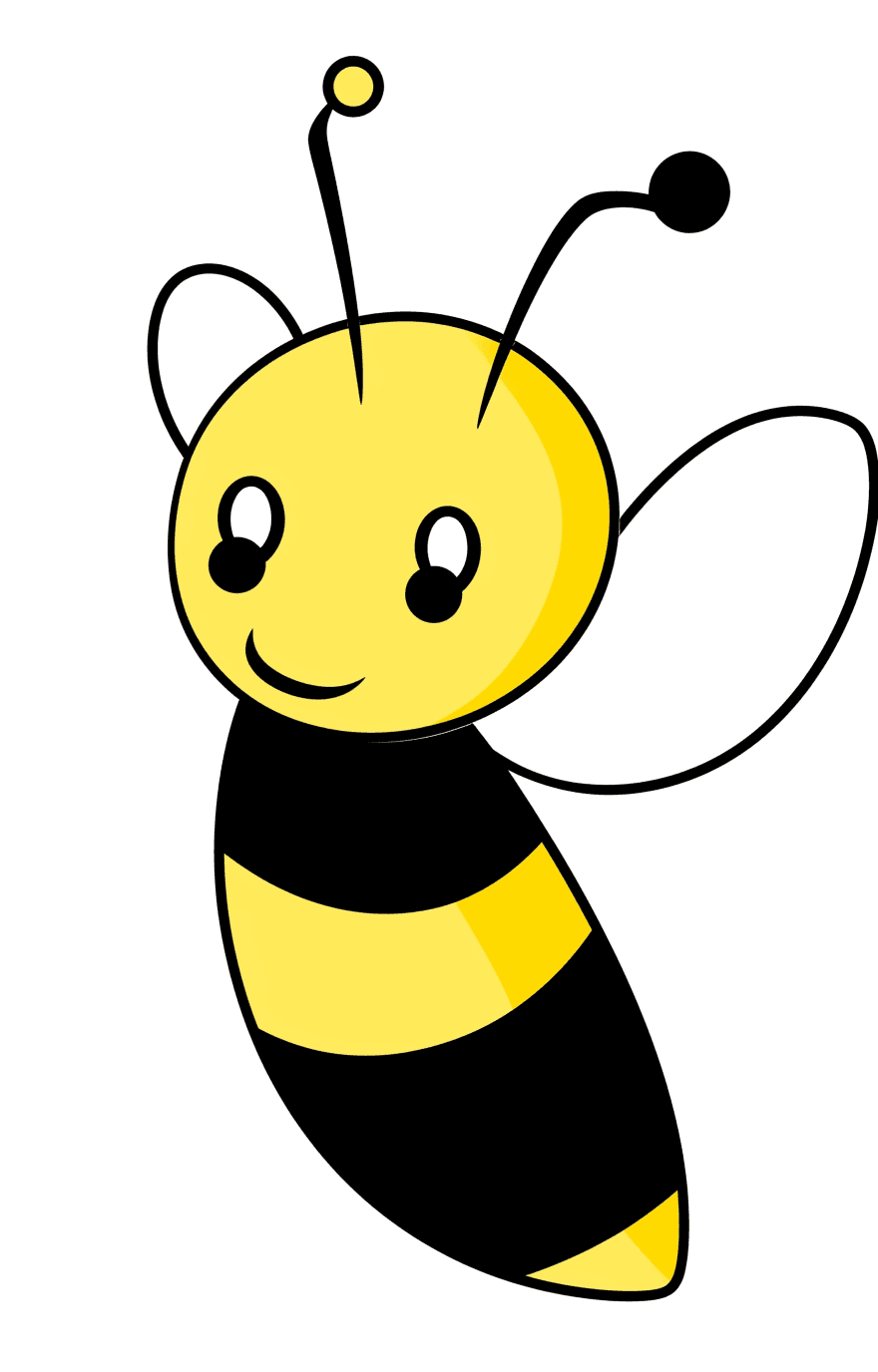 Cute Bee Club original repeating artwork