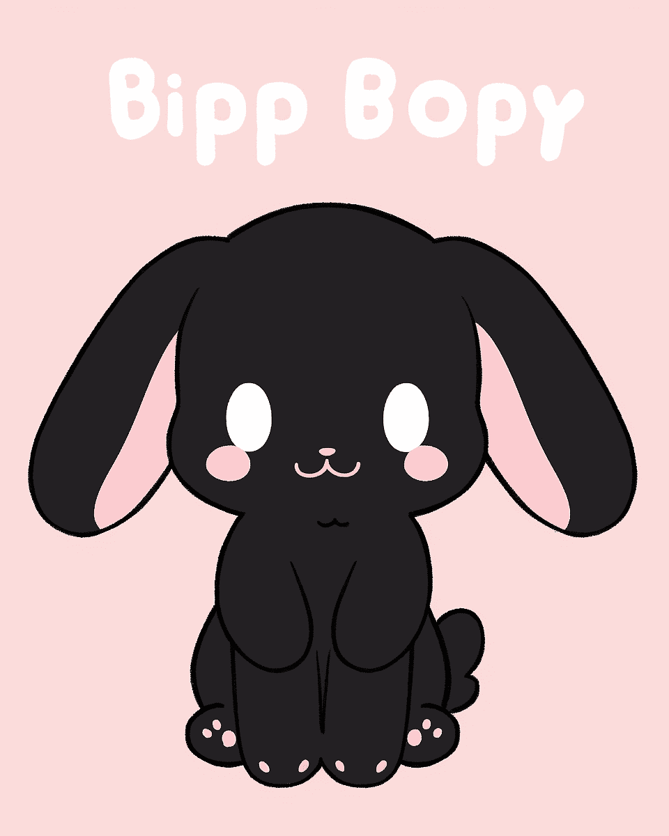 Bunny Parade original repeating artwork