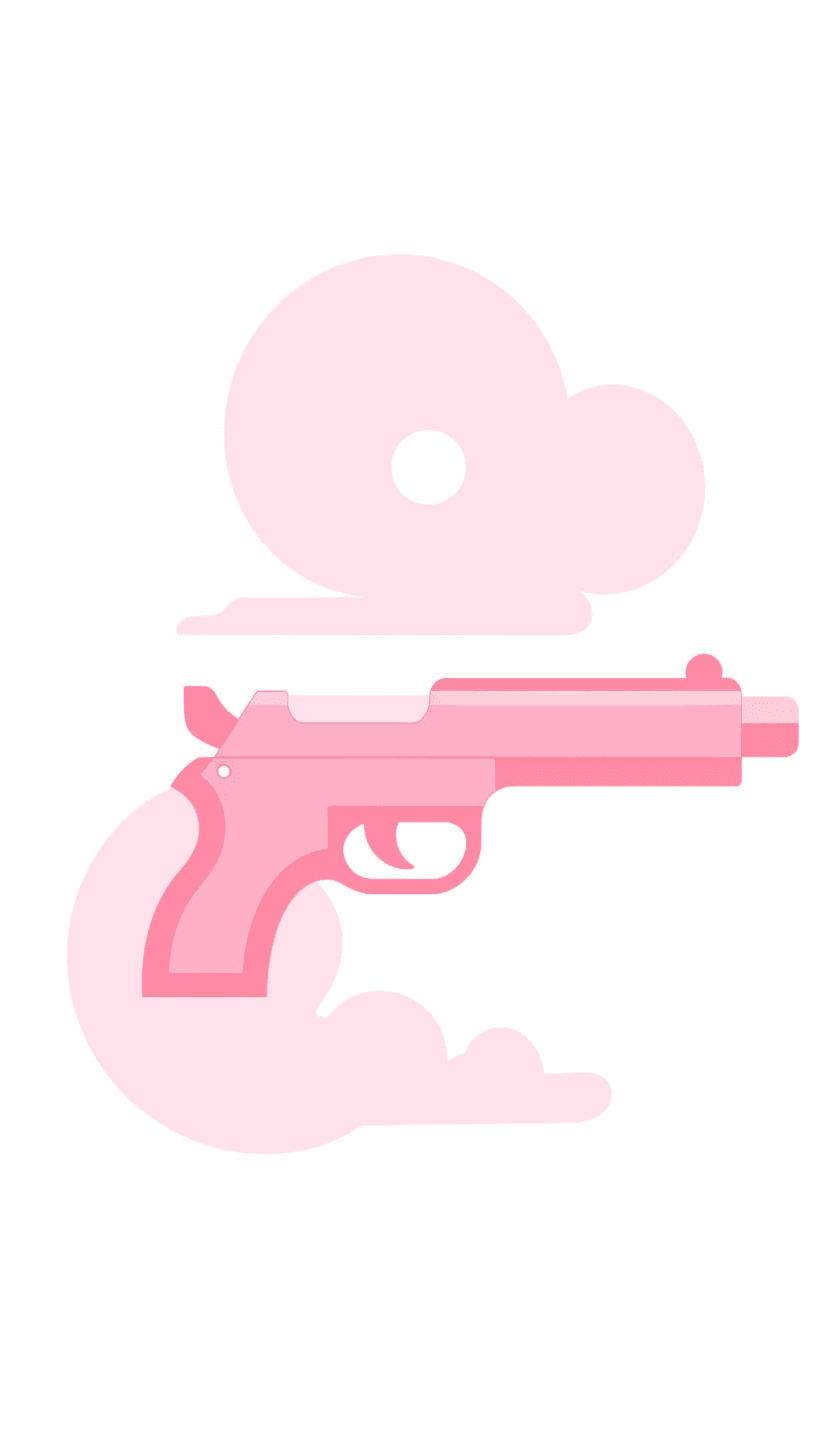 Pink Pistol Tribe original repeating artwork