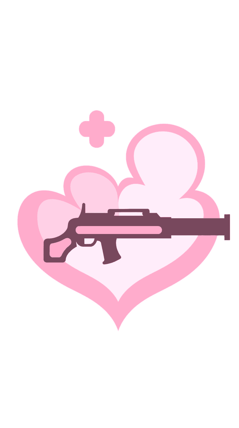 Pink Pistol Collective original repeating artwork