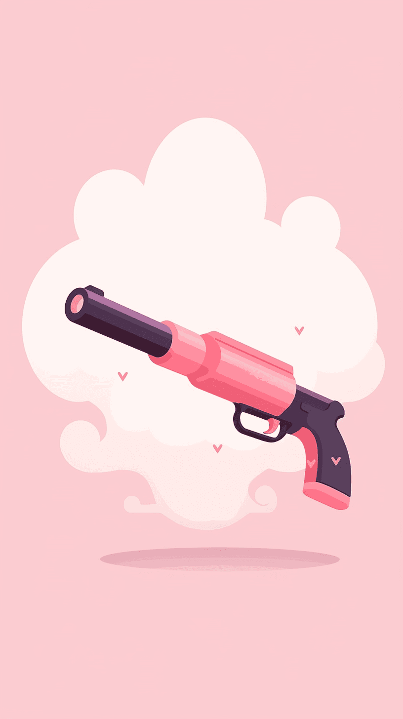 Pink Pistol Club original repeating artwork