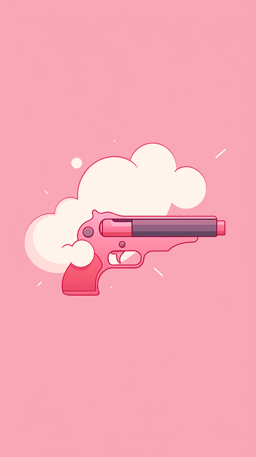 Pink Pistol original repeating artwork