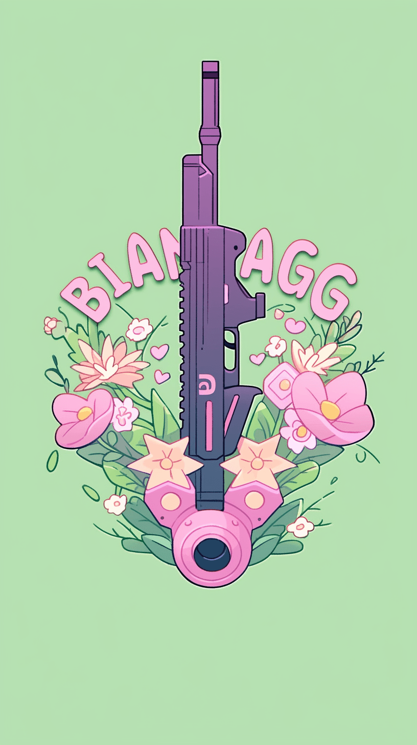 Pink Pistol Team original repeating artwork