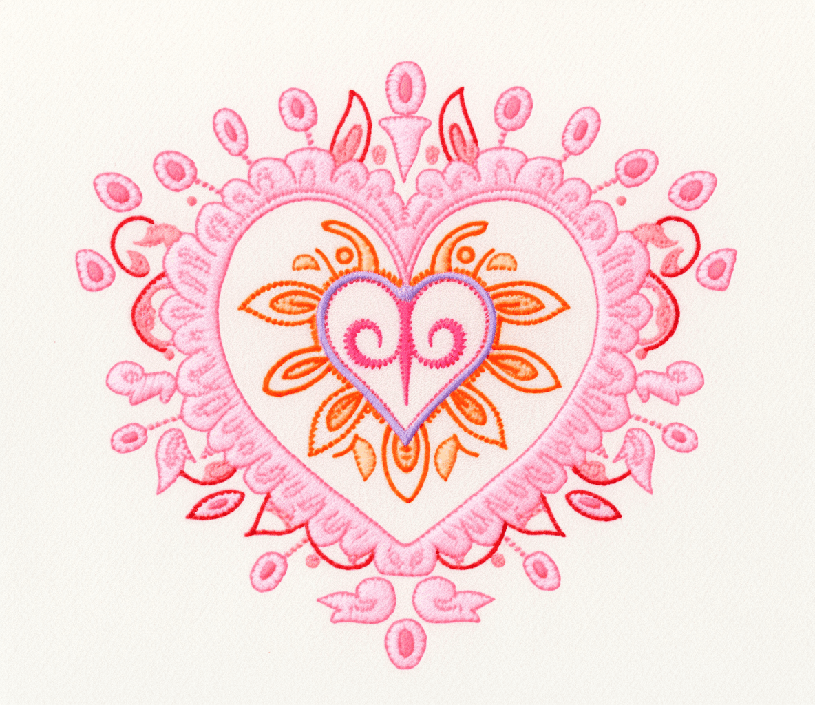 Heart 208 original repeating artwork