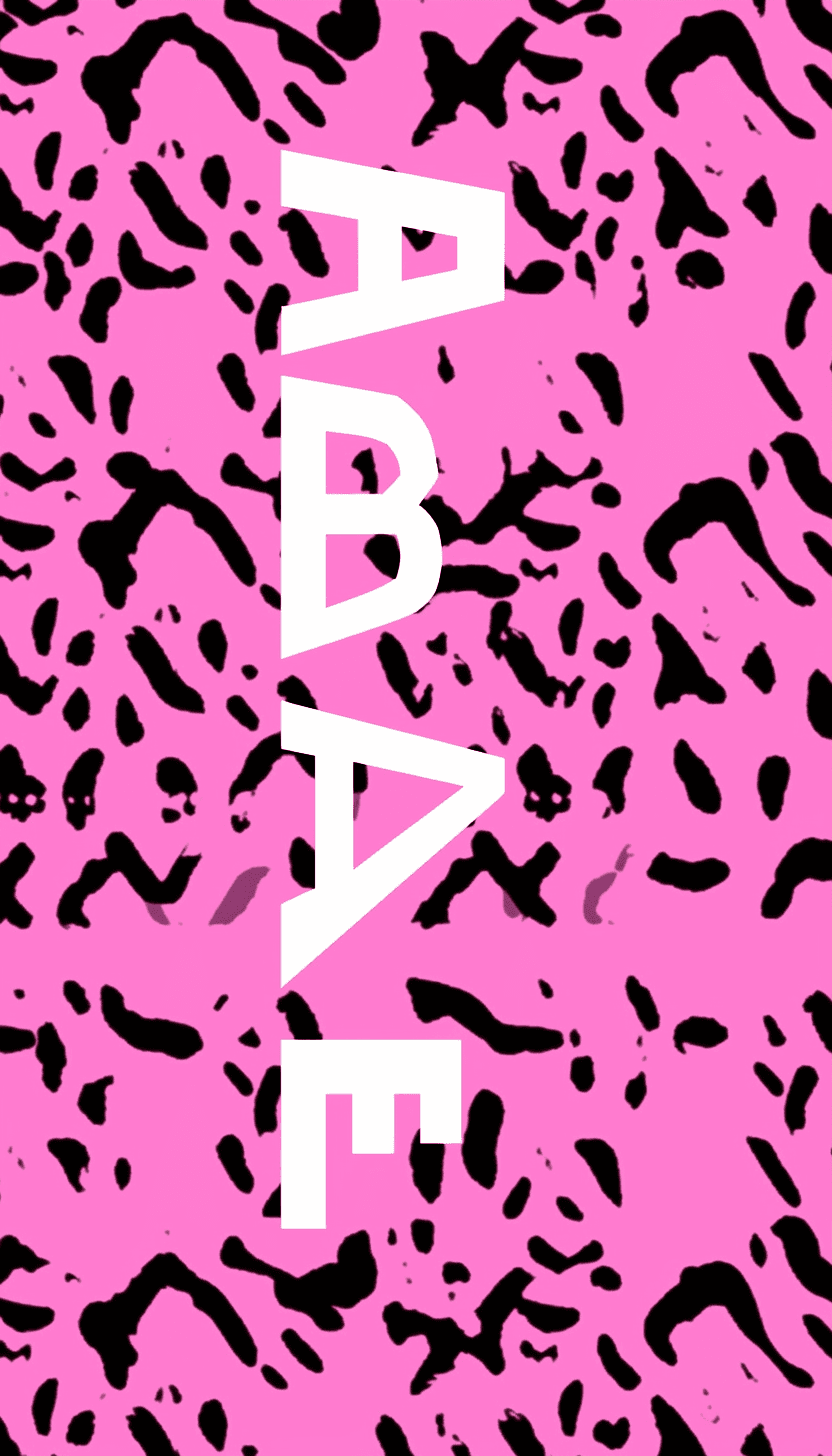Pink Poster Club original repeating artwork