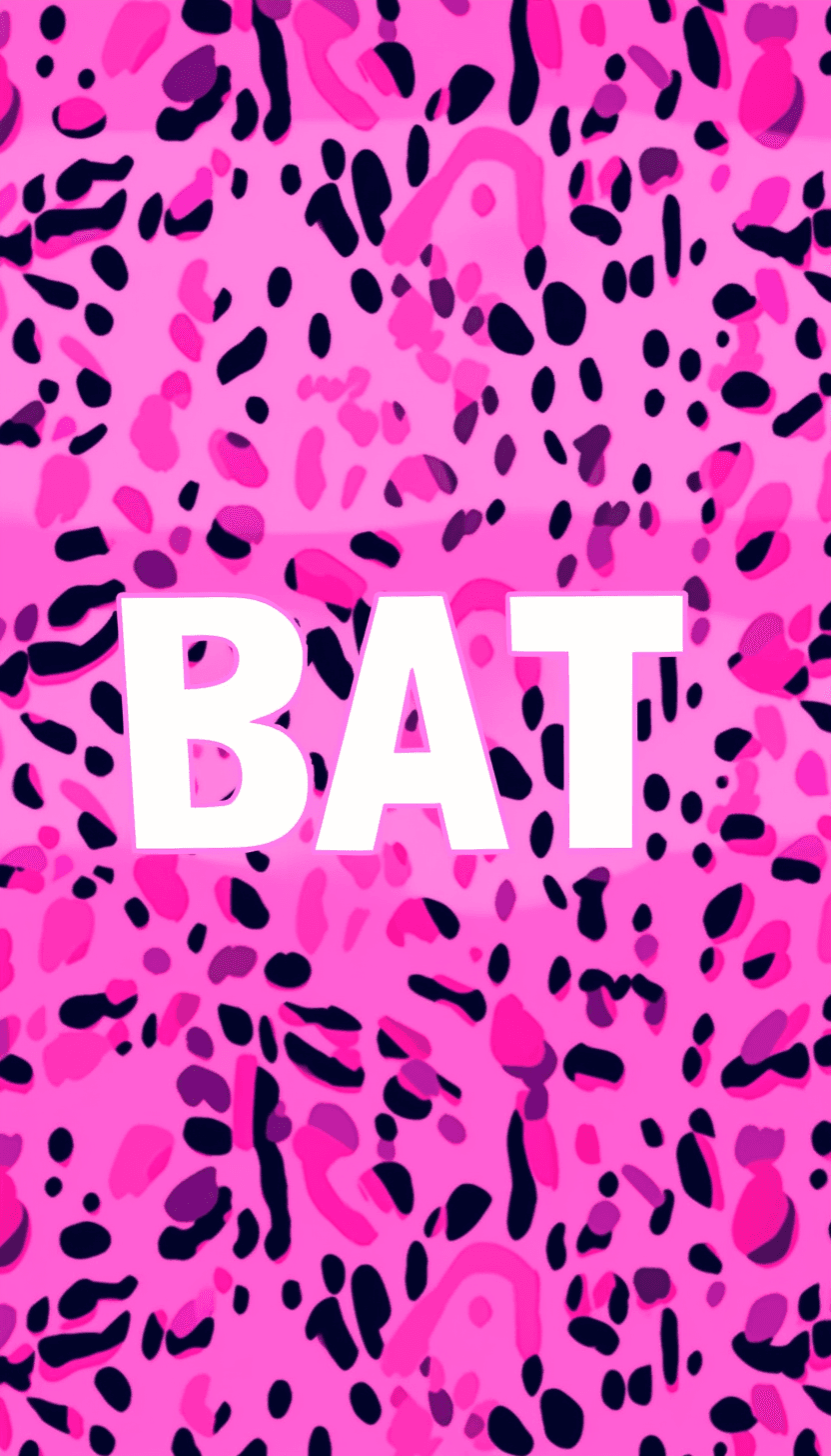 Pink Poster Team original repeating artwork