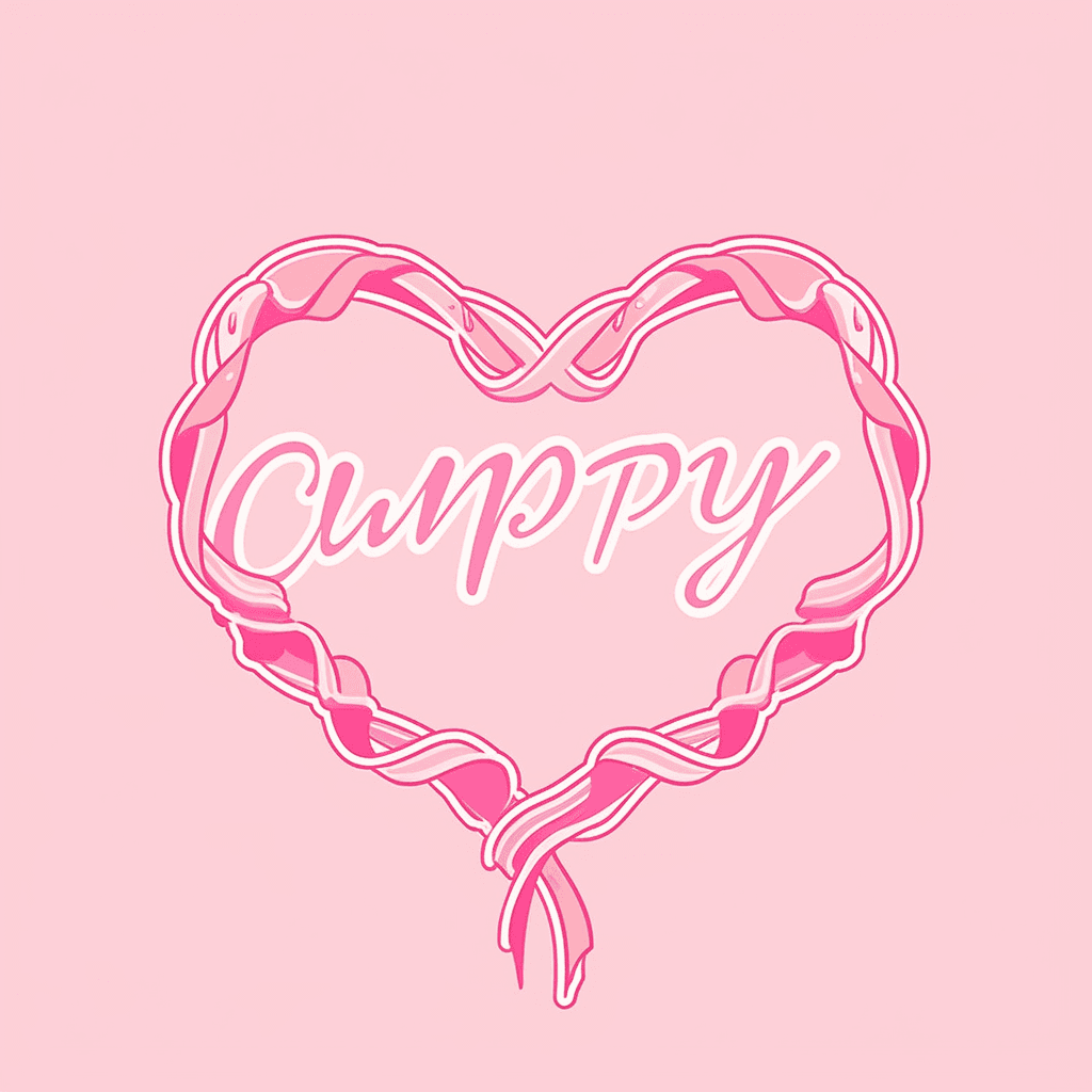 Heart Go original repeating artwork