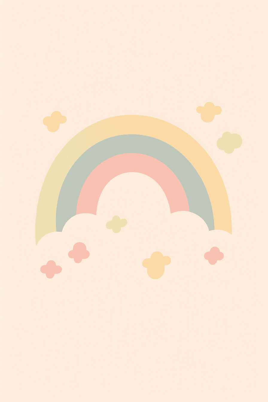 Rainbow Wander original repeating artwork