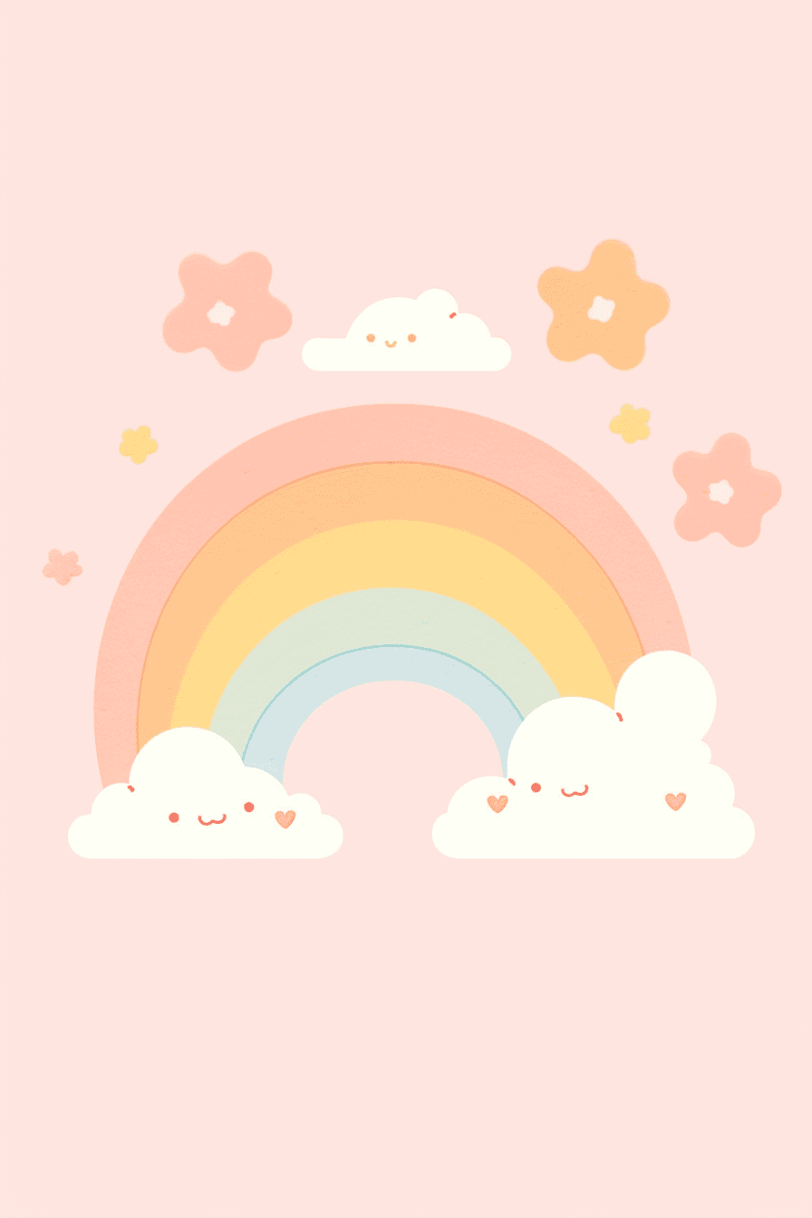 Rainbow Parade original repeating artwork