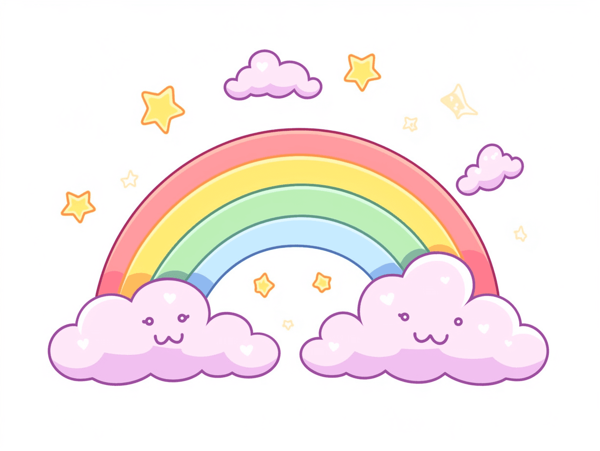 Rainbow 055 original repeating artwork