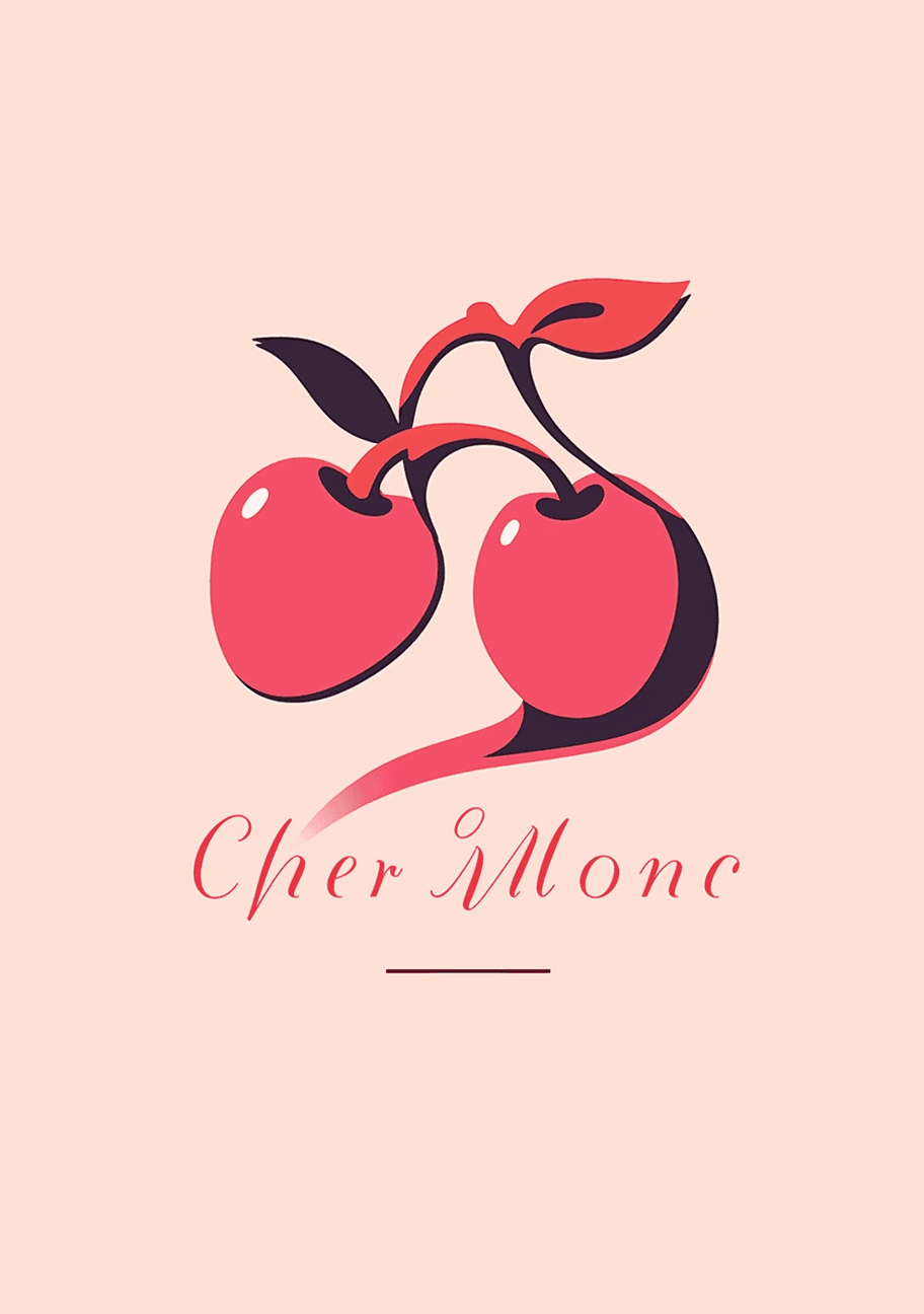 Cherry original repeating artwork