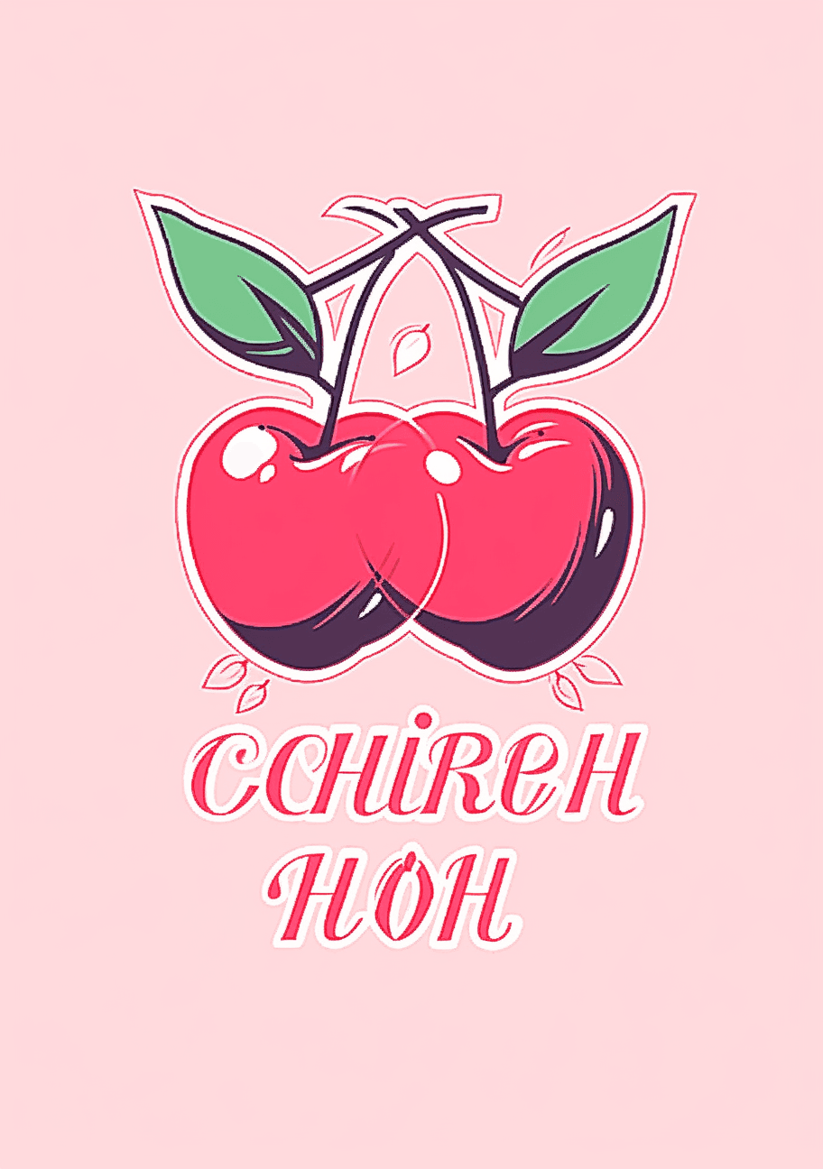 Cherry Glide original repeating artwork