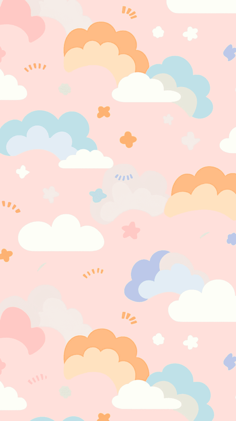 Cloud Path original repeating artwork