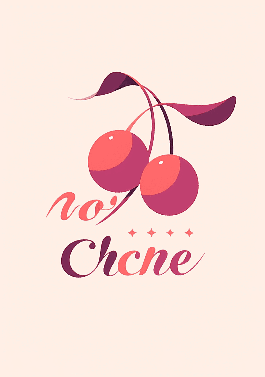 Cherry Fair original repeating artwork