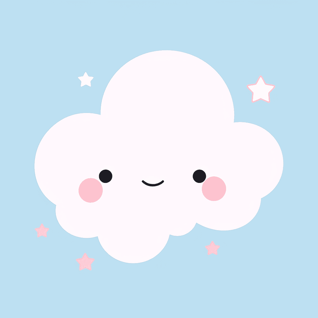 Cloud Silver original repeating artwork