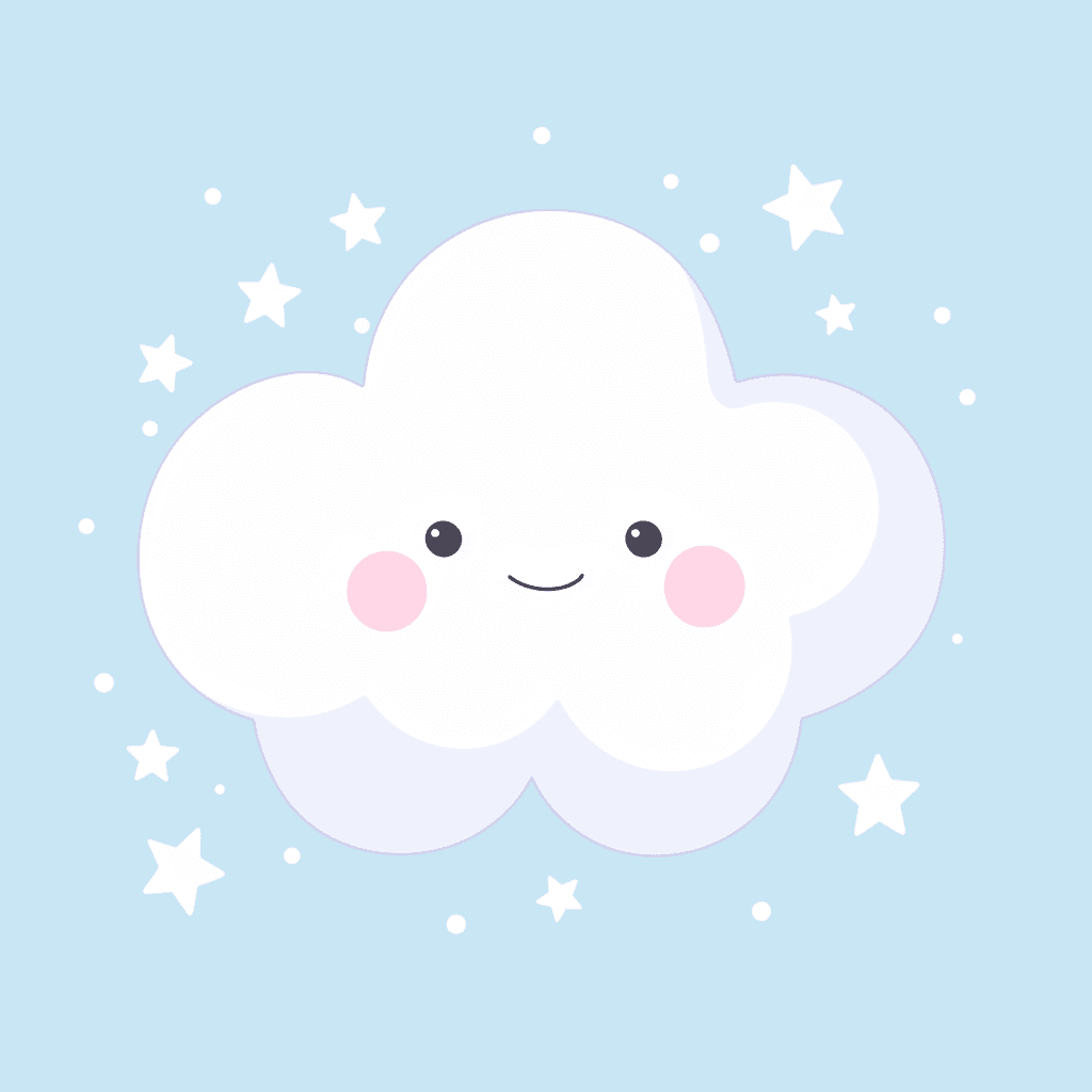 Cloud Midnight original repeating artwork
