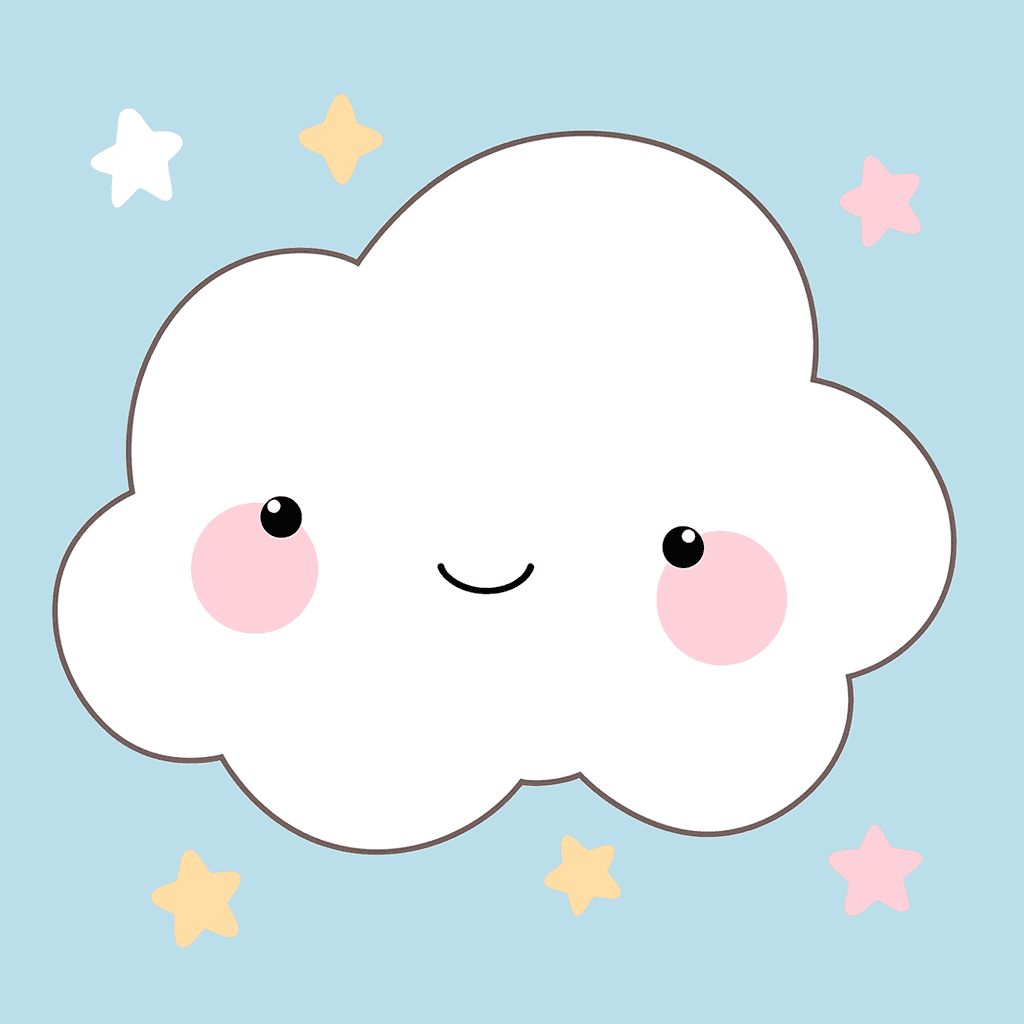 Cloud Trail original repeating artwork