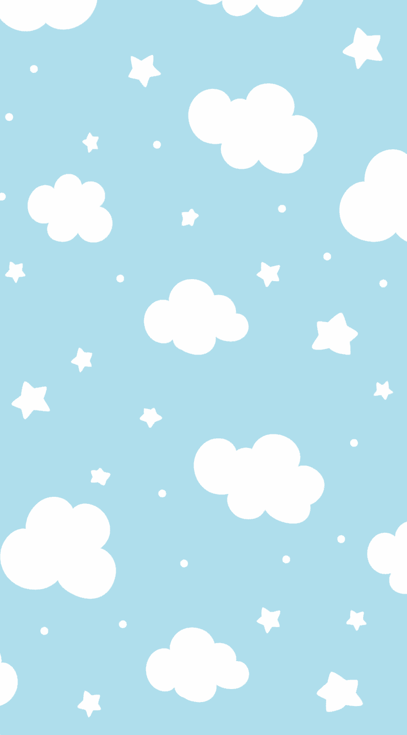 Cloud Evening original repeating artwork