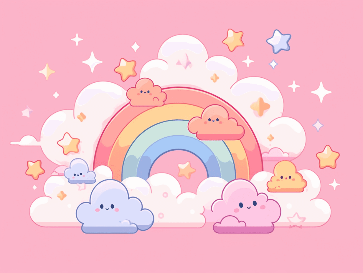 Cloud Show original repeating artwork