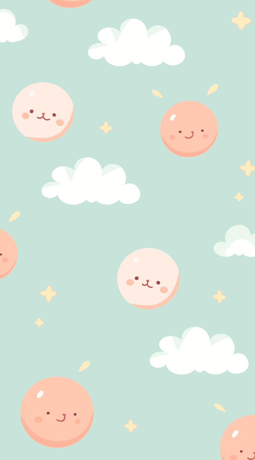 Cute Cloud original repeating artwork