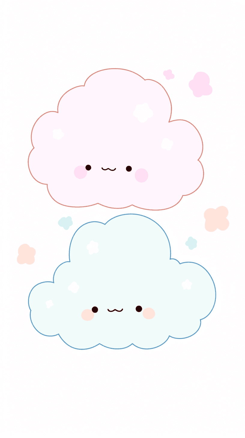 Cartoon Cloud Snap original repeating artwork